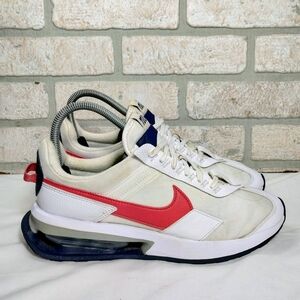 Nike Air Max Pre Day Athletic Shoes Women 9.5 White Archeo Pink & Blue Sneakers